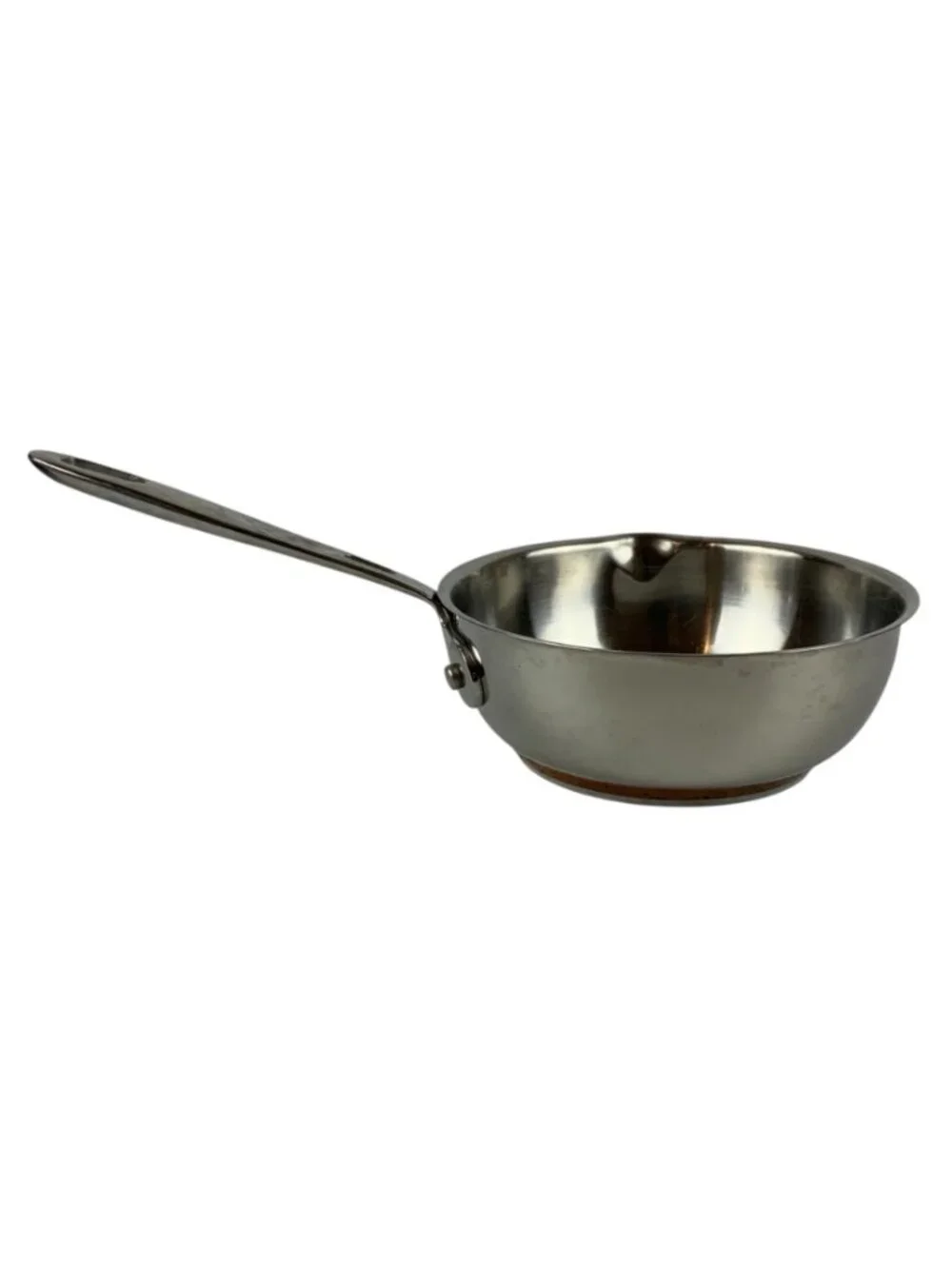 Emeril Stainless Steel 1-Quart Saucepan Copper Core Pour Spout Handle NO LID